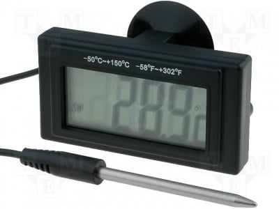 Термометър  MOD-TEMP104C Панелен измервателен уред; LCD 3,5 цифри 19mm; -50?150°C